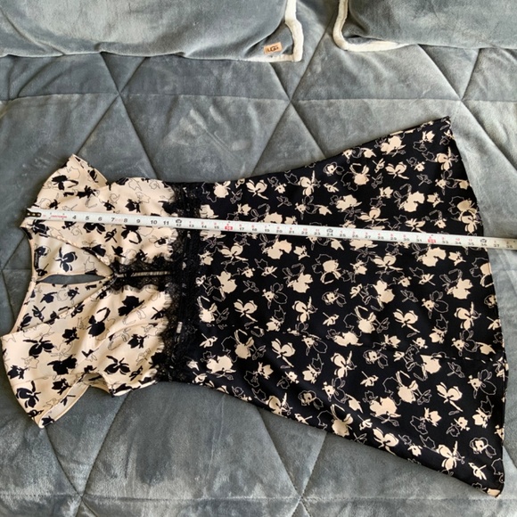 Motivi Italy Fit & Flare Bohemian Floral Lace dress size M - Picture 2 of 8